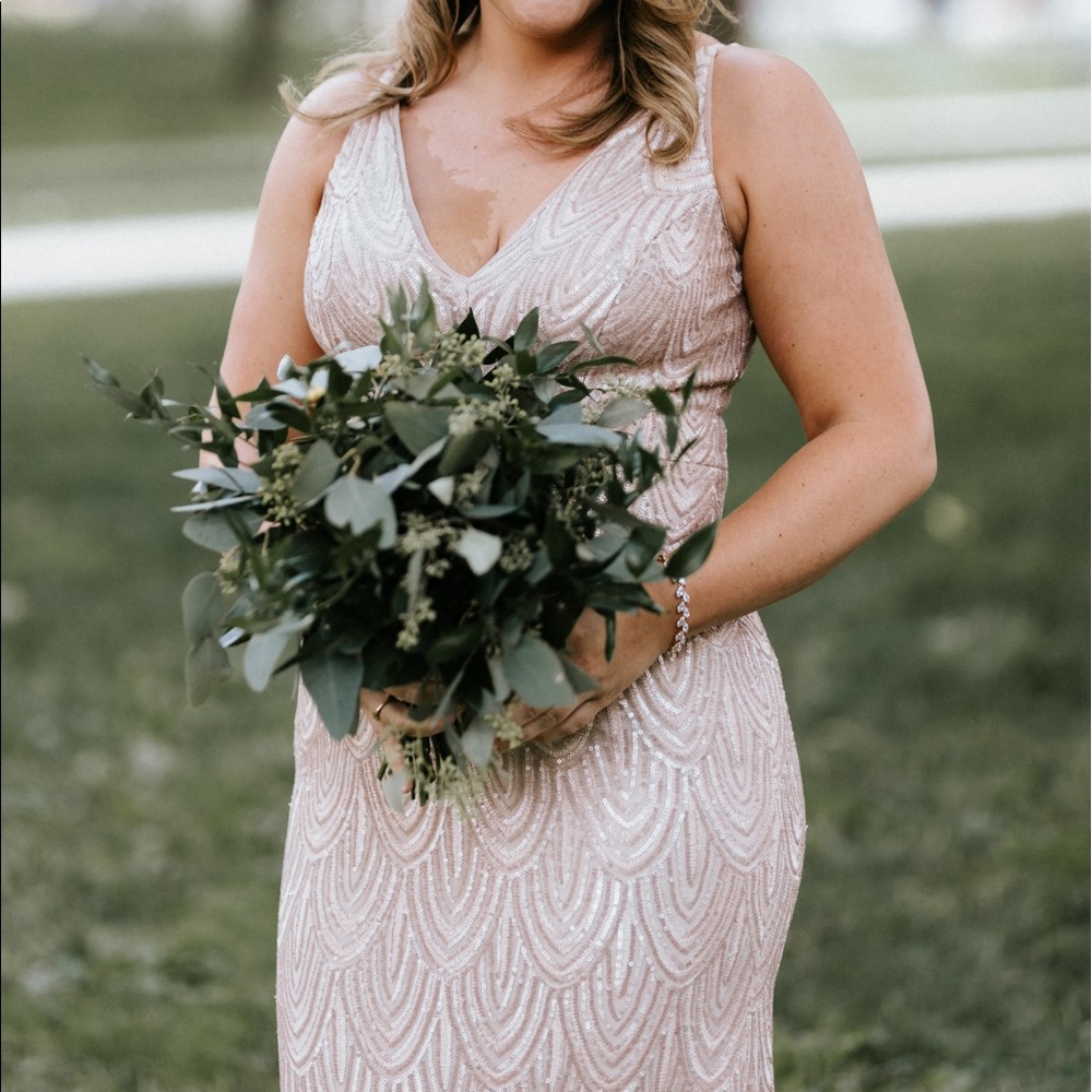 Gold Sequin Gown - Worn Once